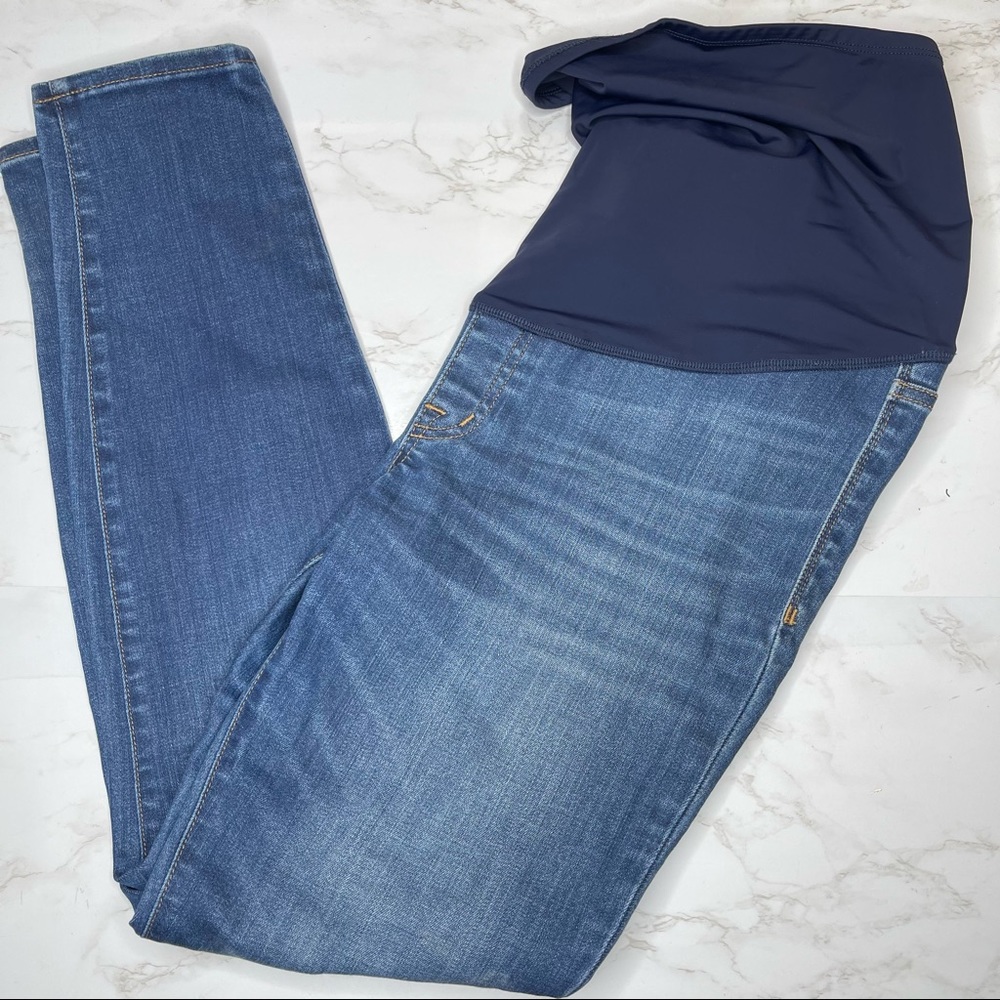 Madewell Maternity Over-the-Belly Skinny Jeans sz 30 EUC